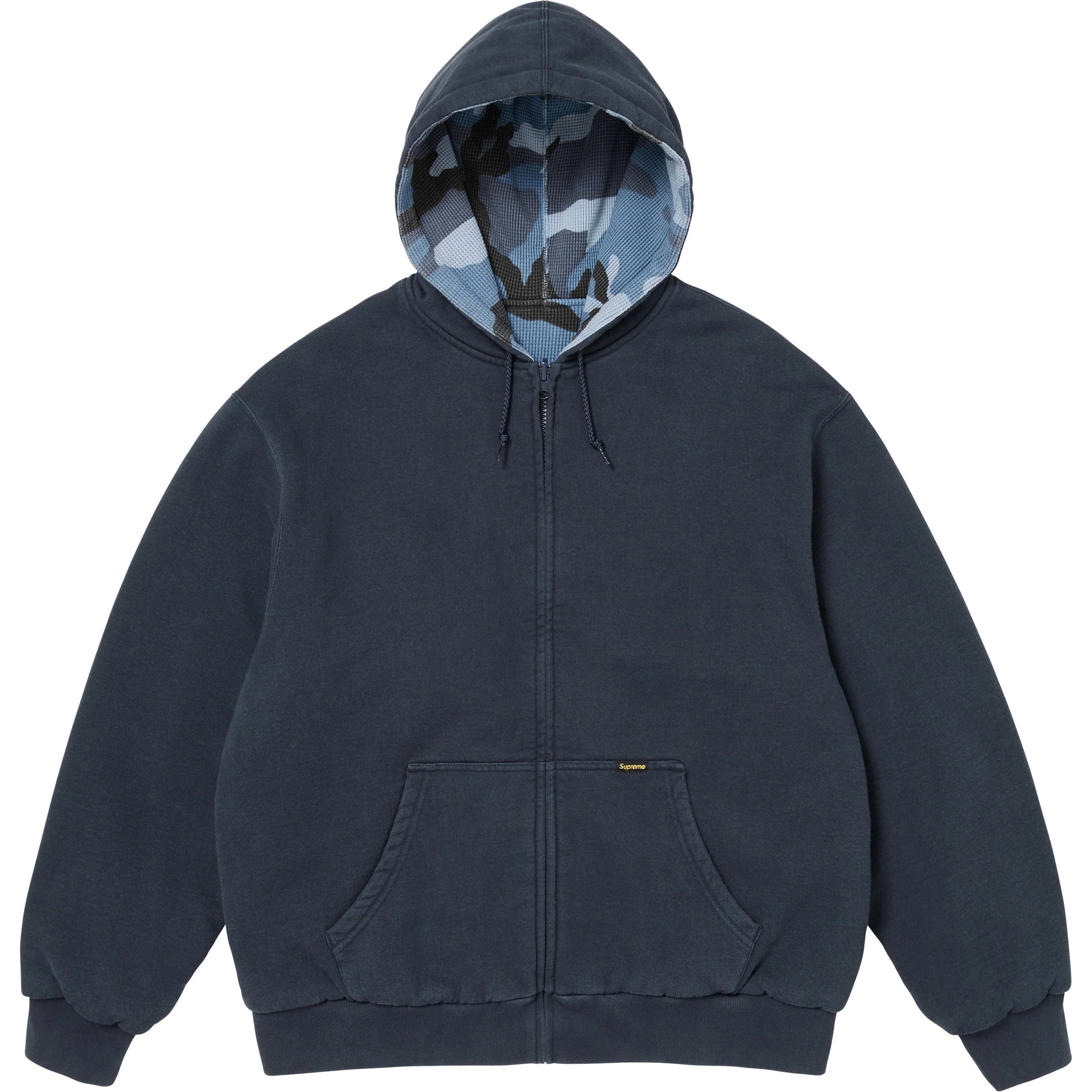 Reversible Work Zip Up Hooded Sweatshirt view 2